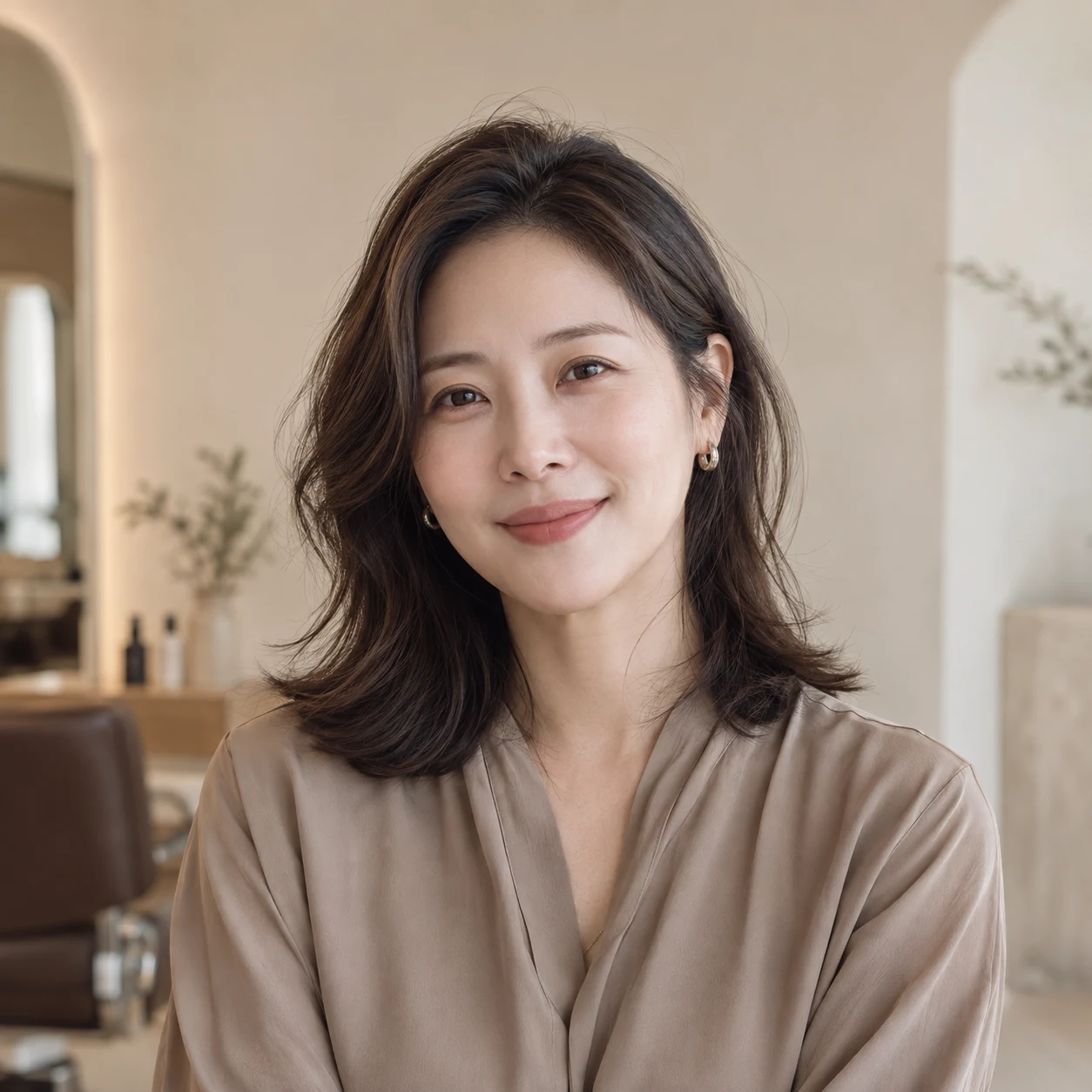 원장 디자이너의 상반신 프로필 사진